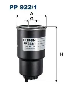 PP9221 FILTR PALIWA MAZDA 2 (DL),CX-3 (DK) FILTRON підбір по vin на Brocar