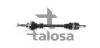Полуось левая (+ABS) Citroen Jumper/Fiat Ducato/Peugeot Boxer 28/37/54 76-FI-8019A