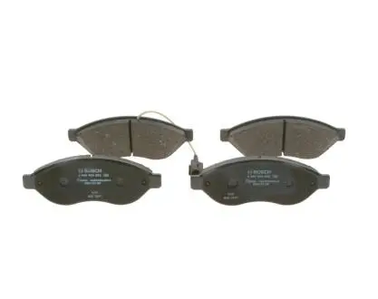 0986495293 К-т тормозных колодок передн.CITROEN JUMPER 06- FIAT DUCATO BOSCH підбір по vin на Brocar