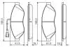 0986495293 К-т тормозных колодок передн.CITROEN JUMPER 06- FIAT DUCATO BOSCH підбір по vin на Brocar