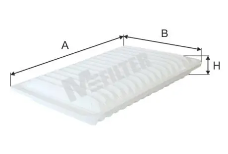 K7119 Фільтр повітряний Lexus ES/Camry 2.4-2.7 06- M-FILTER підбір по vin на Brocar