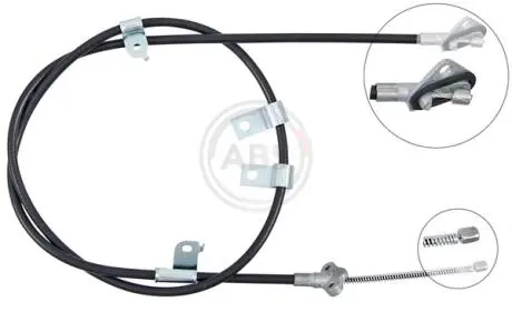 K14096 LINKA HAMULCA RĘCZNEGO DAIHATSU SIRION 05- LT A.B.S. підбір по vin на Brocar