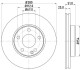 8DD355119601 Гальмівний диск HELLA підбір по vin на Brocar