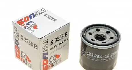S3258R Фильтр масляный Mazda 1.6/2.0 87- SOFIMA подбор по vin на Brocar