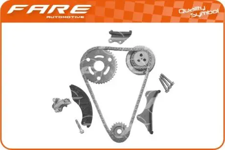 15222 Ланцюг ГРМ к-т (OPEL ASTRA J 09-, OPEL MERIVA B 10-, OPEL MOKKA 12-, OPEL ZAFIRA 11-, OPEL ASTRA K 15-, OPEL INSIGNIA B 17-,) FARE подбор по vin на Brocar