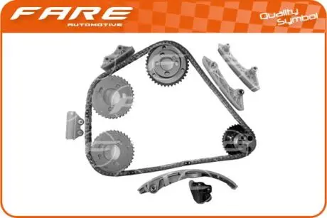 13844 Ланцюг ГРМ к-т (FORD MONDEO III 00-07, FORD TRANSIT 00-06) FARE підбір по vin на Brocar