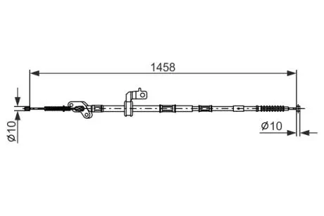 1987482903 LINKA HAM. RĘCZ. TOYOTA T. RAV4 1,8-2,0 00-05 LE BOSCH подбор по vin на Brocar