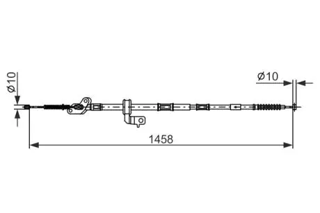 1987482904 LINKA HAM. RĘCZ. TOYOTA T. RAV4 1,8-2,0 00-05 PR BOSCH подбор по vin на Brocar