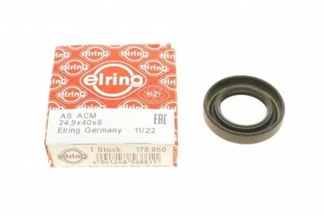 178950 Сальник гумометалевий ELRING підбір по vin на Brocar