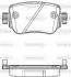 P1449308 Колодки тормозные дисковые WOKING підбір по vin на Brocar