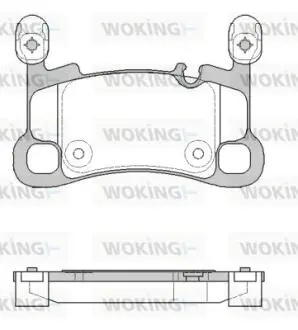 P1964300 Колодки гальмівні дискові WOKING підбір по vin на Brocar