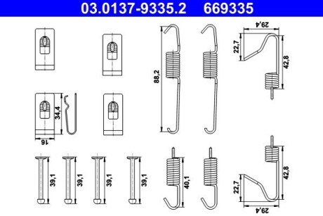 03013793352 ZEST.MONT.SZCZĘK NISSAN JUKE /F15/ 1.6 18- ATE підбір по vin на Brocar