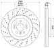 8DD355122541 Тормозной диск HELLA підбір по vin на Brocar