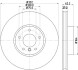 8DD355129291 Диск гальмівний (передній) BMW X5 (E70) 06-13/X6 (E71/E72) 10-14 (332x30) (з покриттям) (вентилір).) HELLA підбір по vin на Brocar