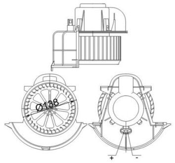 AB113000S Dmuchawa LHD Q7 / PORSCHE MAHLE / KNECHT подбор по vin на Brocar