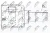 Шарнір рівних кутових швидкостей NPW-HY-546