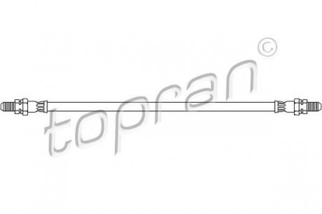 303943 Тормозной шланг TOPRAN подбор по vin на Brocar