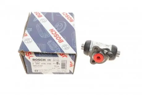 0986475735 Циліндр гальмівний робочий BOSCH підбір по vin на Brocar