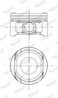 8743770000 Поршень NURAL підбір по vin на Brocar