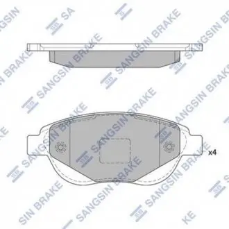SP1826 Тормозные колодки Hi-Q (SANGSIN) підбір по vin на Brocar