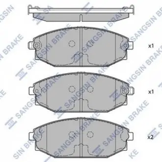 SP1053 Тормозные колодки Hi-Q (SANGSIN) подбор по vin на Brocar