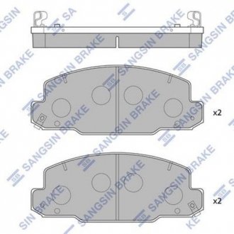 SP1450 Тормозные колодки Hi-Q (SANGSIN) подбор по vin на Brocar