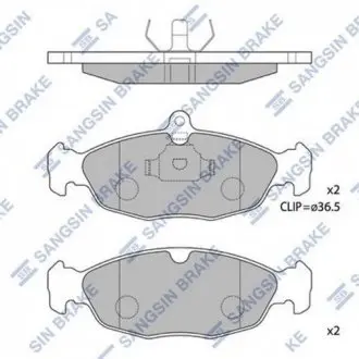 SP1220 Тормозные колодки Hi-Q (SANGSIN) подбор по vin на Brocar