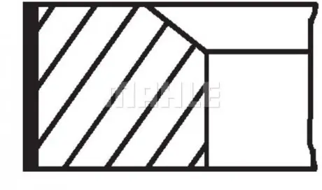 00140N1 Кольца поршневые MAHLE / KNECHT подбор по vin на Brocar