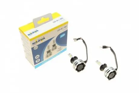180583000 Автолампа H3 12/24V 19W PK22s Performance LED (к-кт 2шт) NARVA підбір по vin на Brocar