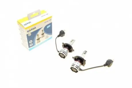 180323000 Автолампа H4 12/24V 24W P43t-8 Performance LED (к-кт 2шт.) (6500K) NARVA підбір по vin на Brocar