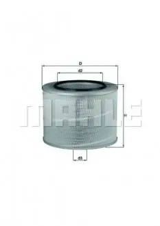 LX506 Фільтр повітряний Mahle MAHLE / KNECHT підбір по vin на Brocar