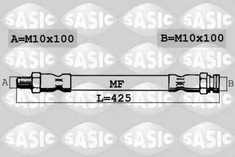 6606017 Тормозной шланг SASIC подбор по vin на Brocar