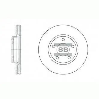 SD4401 Гальмівний диск Hi-Q (SANGSIN) підбір по vin на Brocar