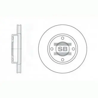 SD3027 Гальмівний диск Hi-Q (SANGSIN) підбір по vin на Brocar