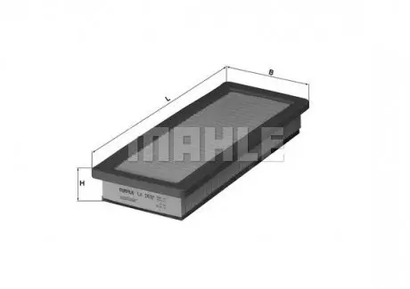 LX2637 Фільтр повітряний Mahle MAHLE / KNECHT підбір по vin на Brocar