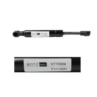 ST70004 SATO Амортизатор стояночного тормоза, F=140N, L=18.5см, H=4.6см SATO tech підбір по vin на Brocar
