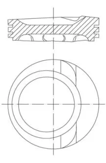 0306802 Поршень Mahle MB/FORD/SEAT/VW MAHLE / KNECHT підбір по vin на Brocar
