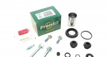 734055 Ремкомплект суппорта (заднего) Hyundai i20/Kia Picanto 11- (d=34mm) (+поршень/направляющая) (Mobis) FRENKIT підбір по vin на Brocar