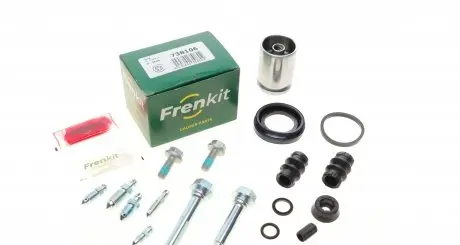 738106 Ремкомплект супорта (заднього) VW Caddy 03- (d=38mm) (Lucas) (+поршень/направляюча) FRENKIT підбір по vin на Brocar