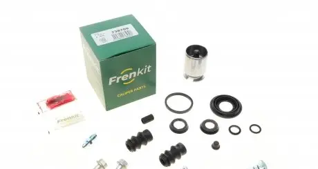 738709 Ремкомплект суппорта (заднего) Renault Kangoo 97- (d=38mm) (+поршень/направляющая) (Bosch) FRENKIT підбір по vin на Brocar