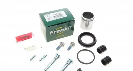 745268 Ремкомплект суппорта (заднего) Land Rover Discovery 98-04 (d=45mm) (+поршень/направляющая) (Trw) FRENKIT підбір по vin на Brocar