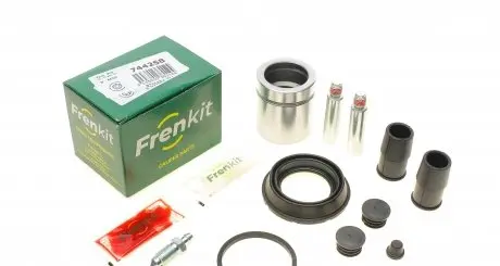 744258 Ремкомплект супорта (заднього) BMW 7 (F01-F04) 08- (d=44mm) (+поршень/направляюча) (Ate) SuperKit FRENKIT підбір по vin на Brocar