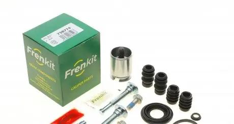 738774 Ремкомплект супорта (заднього) VW Caddy III 04-10 (d=38mm) (+поршень/направляюча) (Aisin) FRENKIT підбір по vin на Brocar