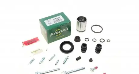 738109 Ремкомплект супорта (заднього) VW Caddy 03- (d=38mm) (Lucas) (+поршень/направляюча) FRENKIT підбір по vin на Brocar