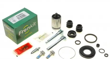 734051 Ремкомплект суппорта (заднего) Honda Accord VI 98-03 (d=34mm) (+поршень/направляющая)(Akebono) FRENKIT подбор по vin на Brocar