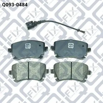 Q0930484 Колодки гальмівні задн. дискові Q-FIX підбір по vin на Brocar