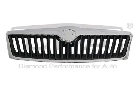 88530872102 Решетка радиатора без декоративной планки без эмблемы Skoda Octavia II (1Z3) (07-13) (88530872102) DPA DPA подбор по vin на Brocar