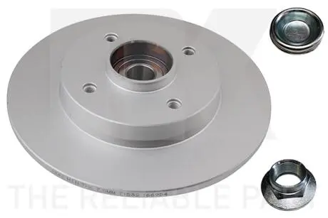 311947 Диск гальмівний задній (з підшипником) PSA C4/307 2004- (Coated discs) NK підбір по vin на Brocar
