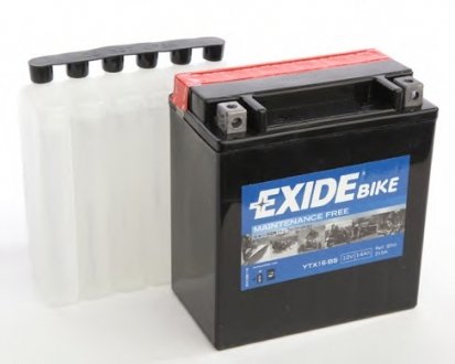YTX16BS Стартерна акумуляторна батарея, Стартерна акумуляторна батарея EXIDE підбір по vin на Brocar