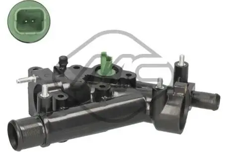 35987 Корпус термостата Citroen C3/Peugeot 206 1.4/1.6 16V 98- METALCAUCHO подбор по vin на Brocar